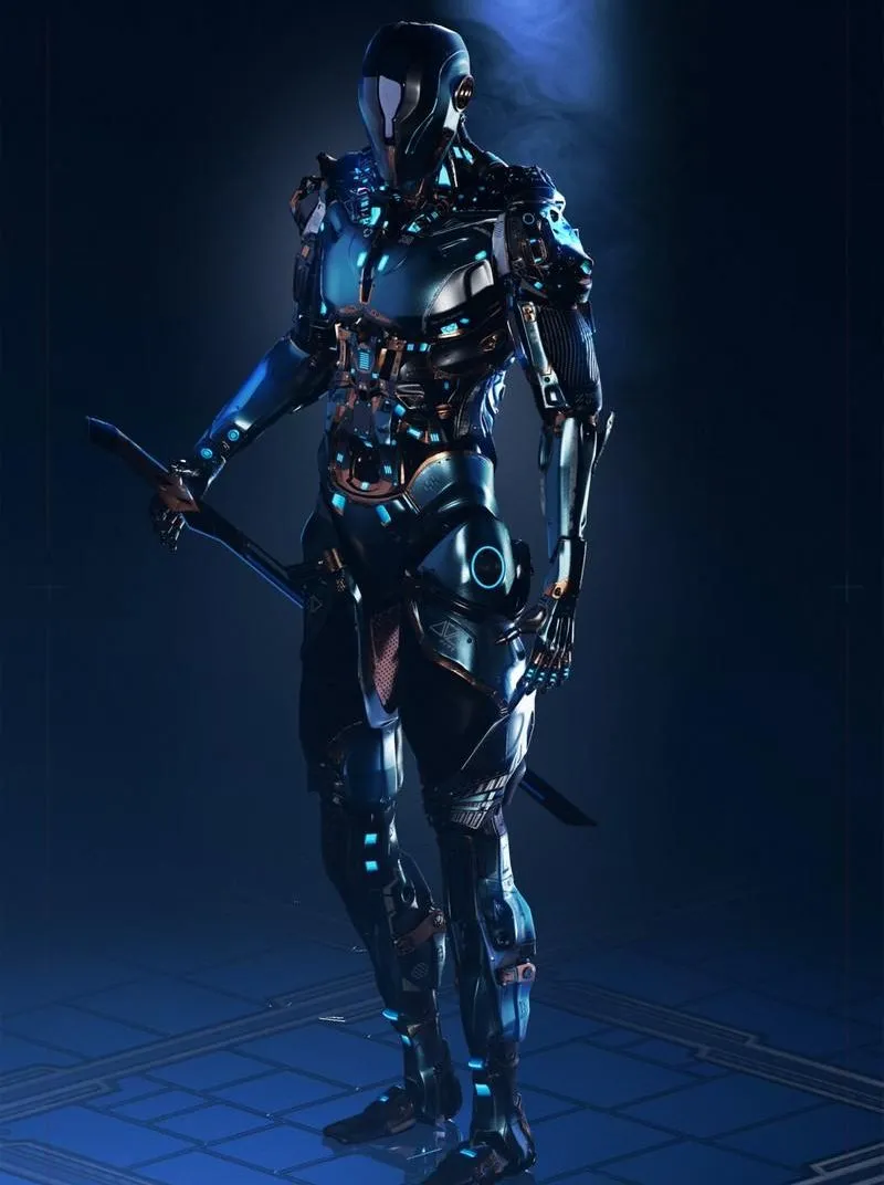 PBR Game 3D Models - DYNAMO CYBORG