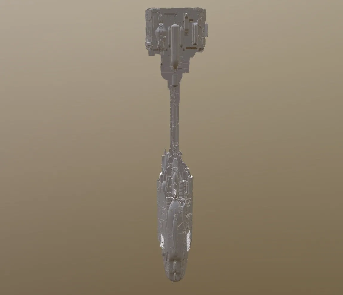PBR Game 3D Models – Ef 76 Nebulon B Medical Frigate