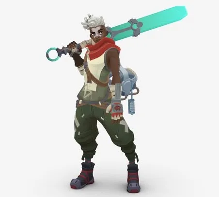 PBR Game 3D Models - Ekko   2XKO Fanart