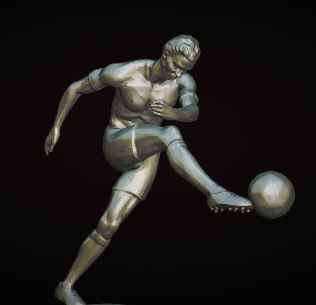 PBR Game 3D Models - El Futbolista