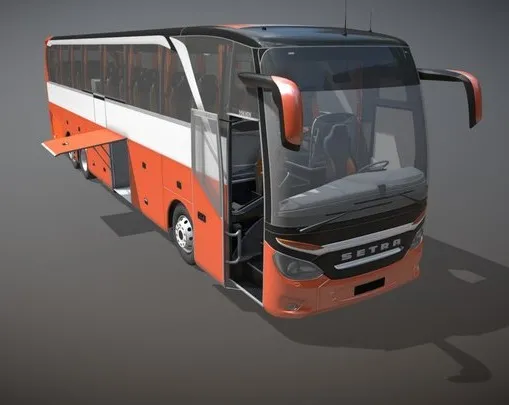 PBR Game 3D Models - Elasto Proxy   Bus