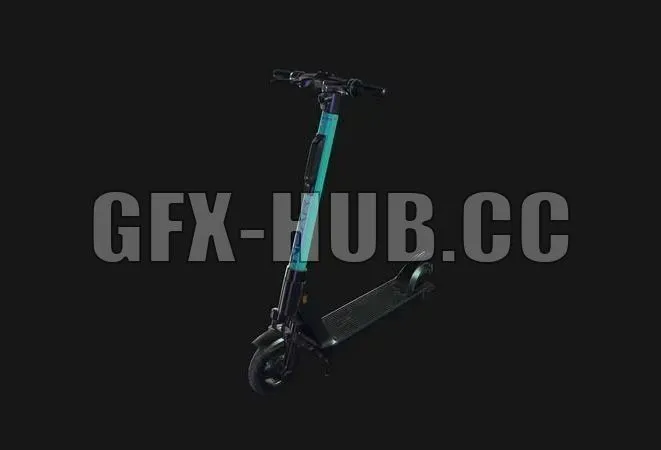 PBR Game 3D Models - Electric scooter