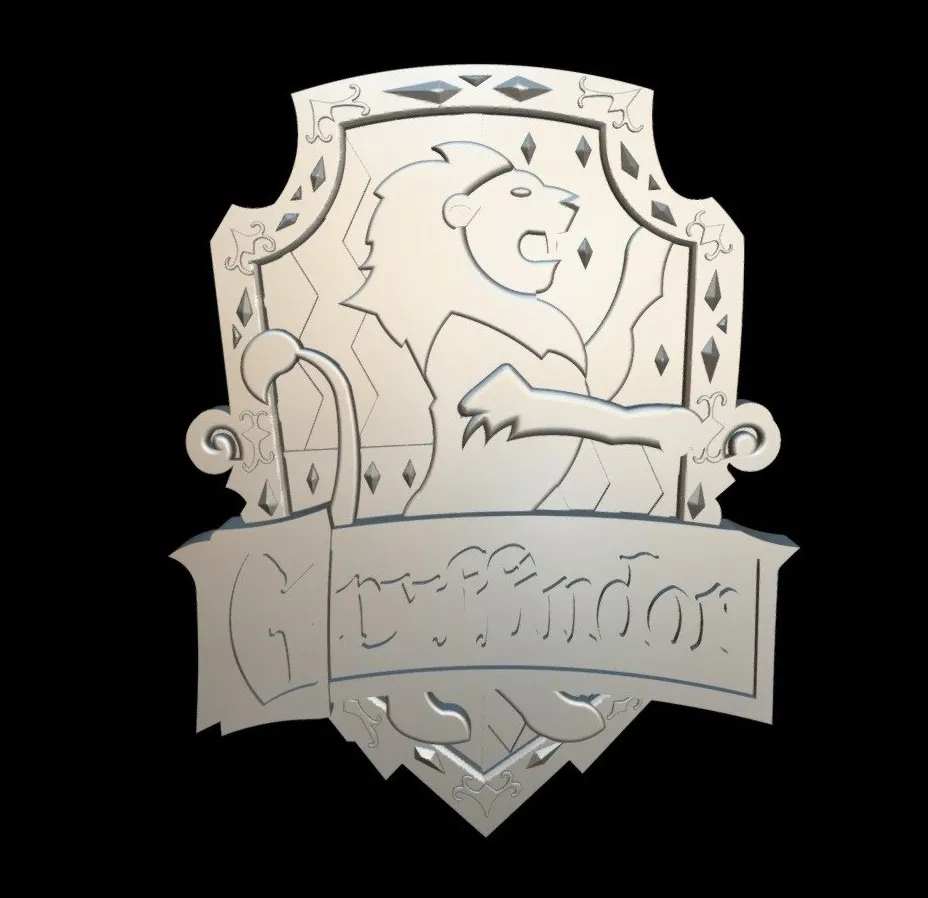 PBR Game 3D Models - Escudo Gryffindor