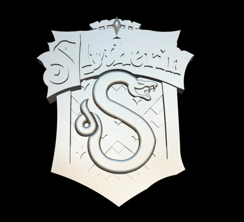 PBR Game 3D Models – Escudo Slytherin