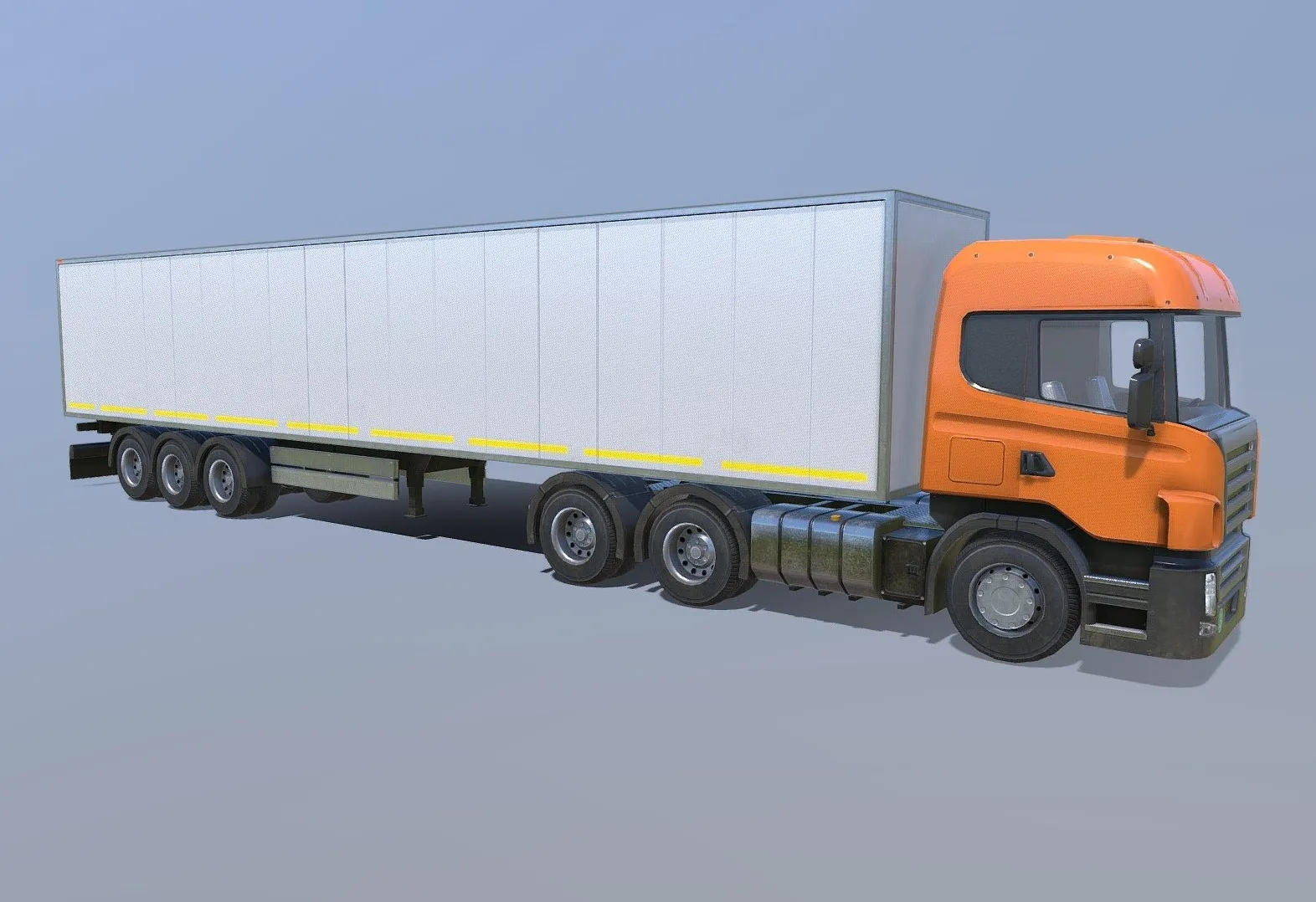 PBR Game 3D Models - Euro Truck