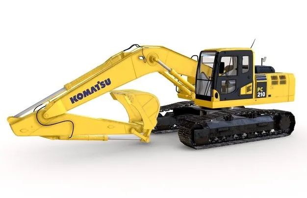 PBR Game 3D Models - Excavator Model 210