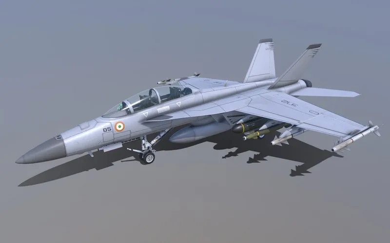 PBR Game 3D Models - F-18 Super Hornet