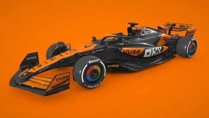 PBR Game 3D Models - F1 Mclaren MCL38