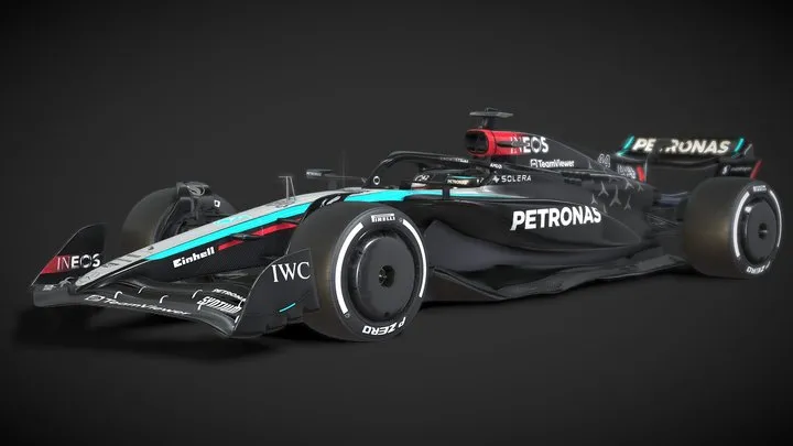 PBR Game 3D Models - F1 Mercedes W 15 2024