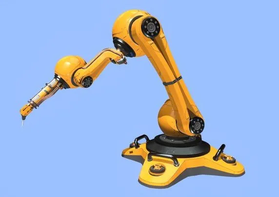 PBR Game 3D Models - Factory Robot Arm