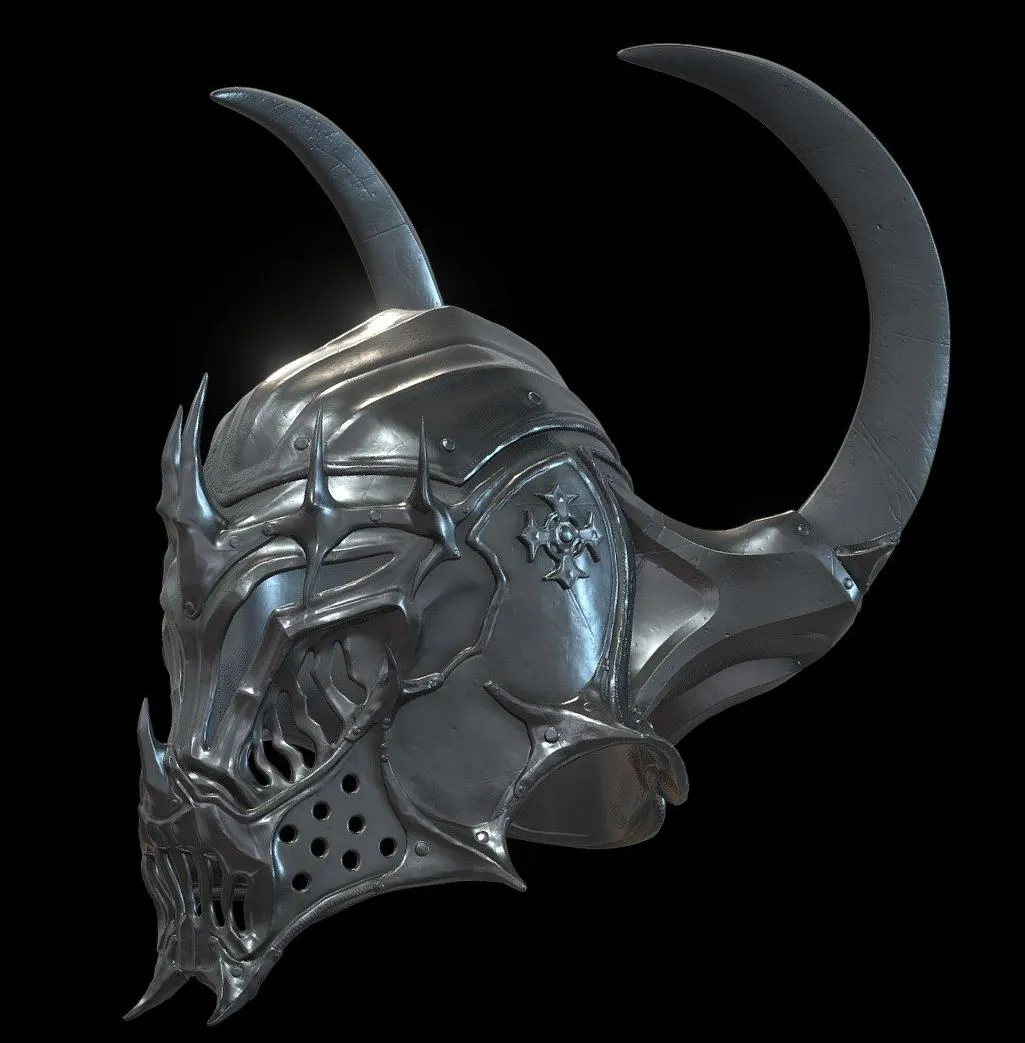PBR Game 3D Models - Fantasy Helmet I 3D Printing