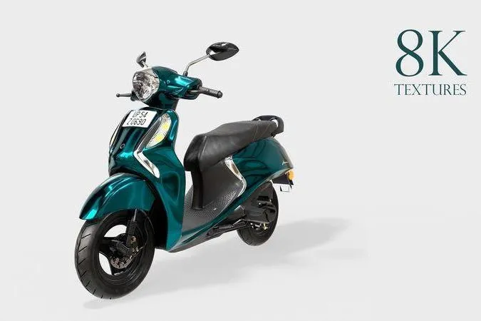 PBR Game 3D Models - Fascino Scooter
