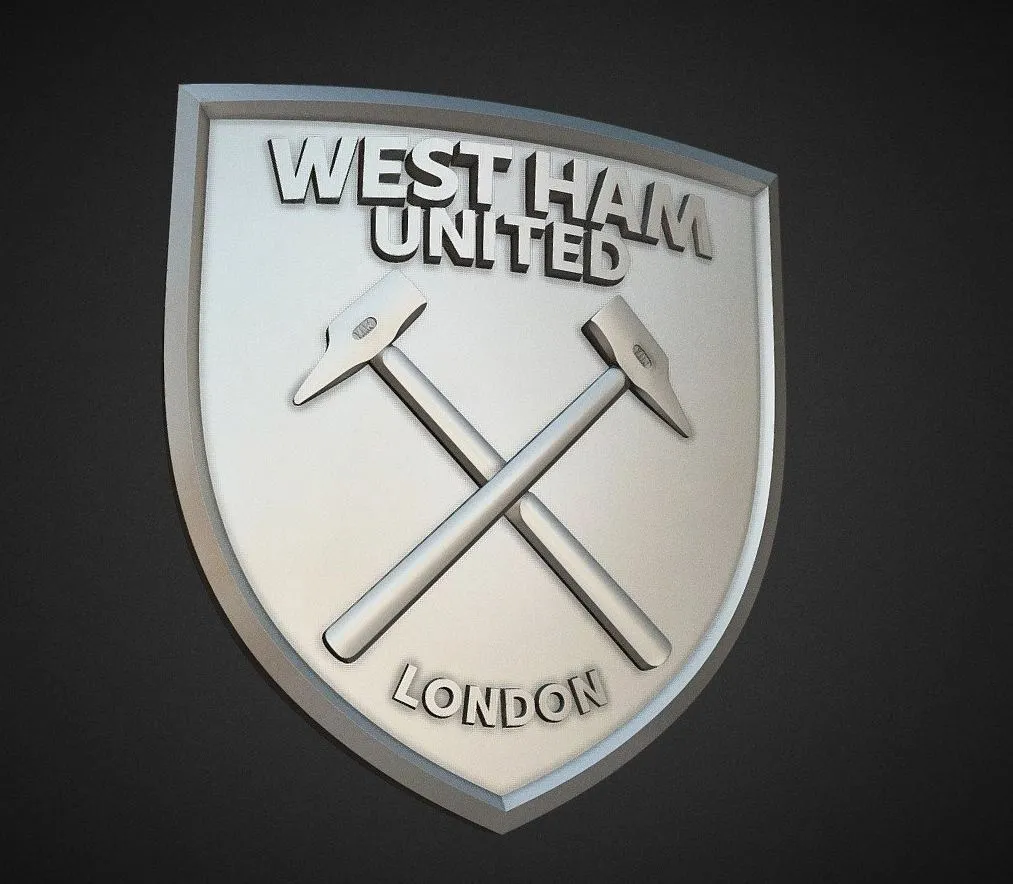 PBR Game 3D Models - Fc West Ham United Stl 3D Model For Cnc