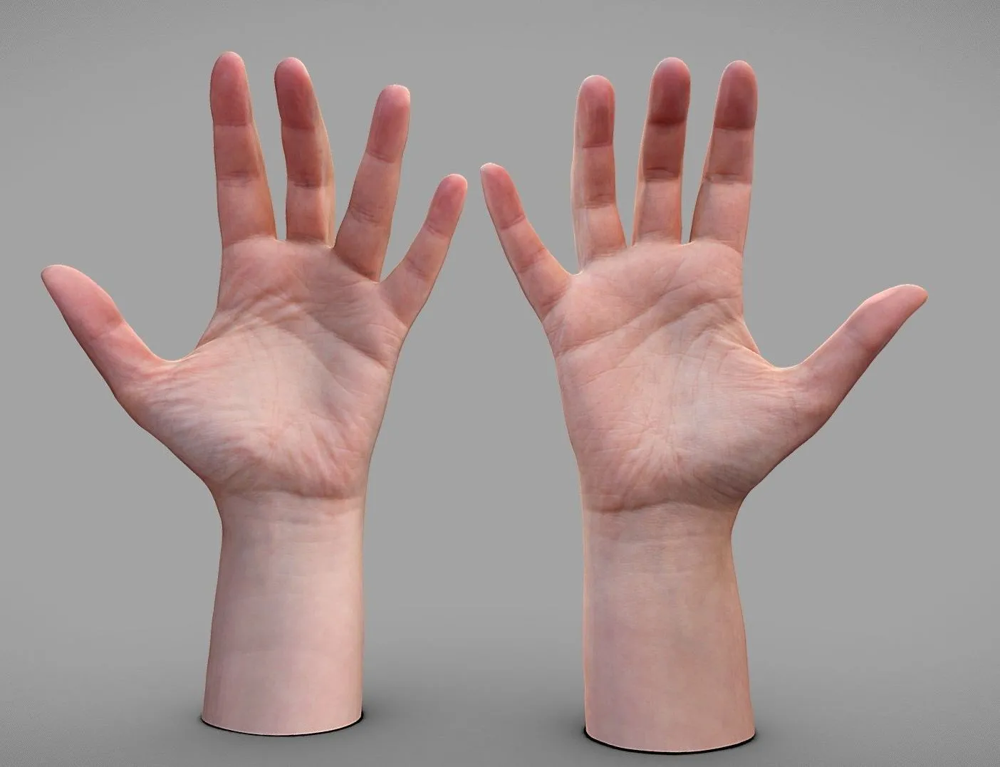 PBR Game 3D Models - Female Hands