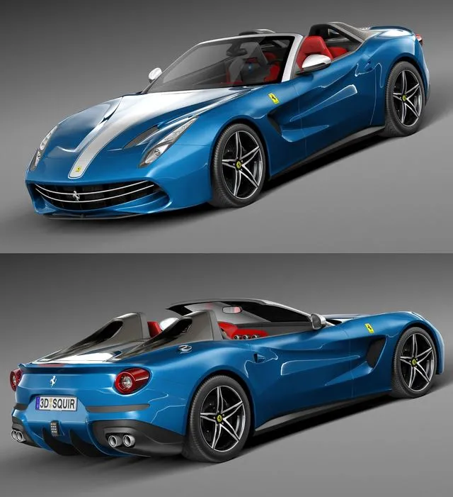 PBR Game 3D Models - Ferrari F60 America 2015