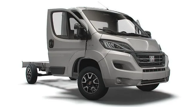 PBR Game 3D Models - Fiat Ducato Chassis HQInterior SCab 3800WB 2023