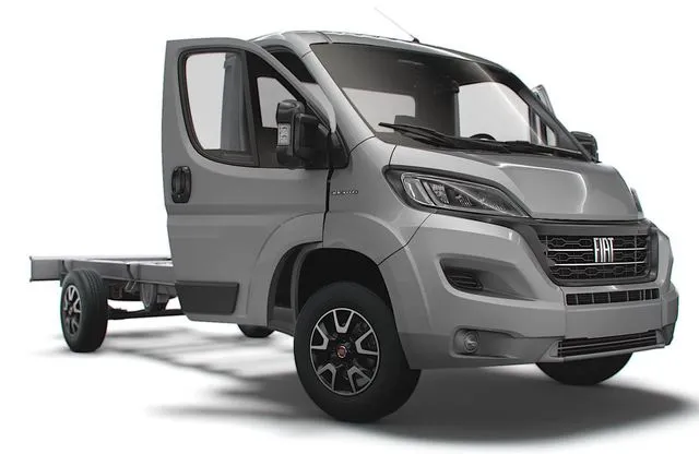 PBR Game 3D Models - Fiat Ducato Chassis SCab 4035WBXL 2023