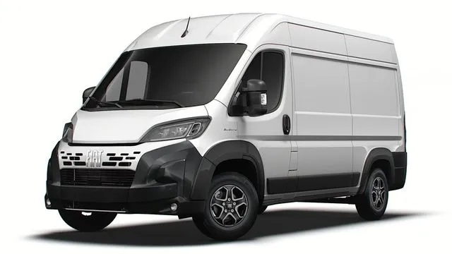 PBR Game 3D Models - Fiat Ducato Van L2H2 2024