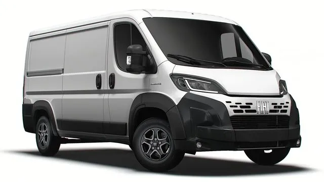PBR Game 3D Models - Fiat e Ducato Van L2H1 2024