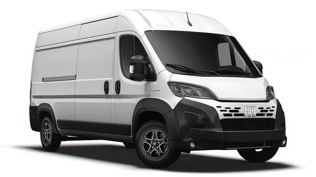 PBR Game 3D Models - Fiat e Ducato Van L3H2 2024