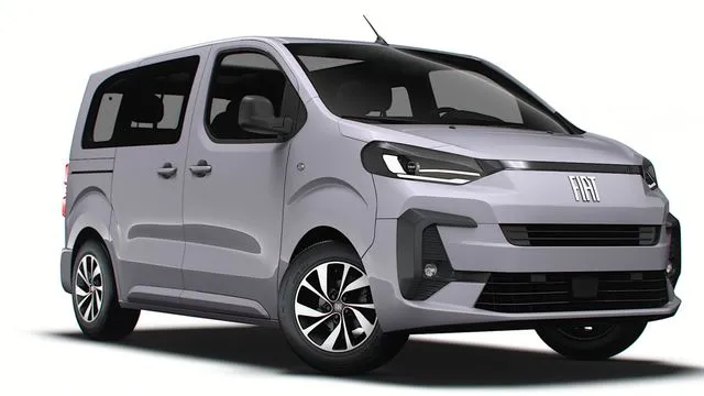 PBR Game 3D Models - Fiat E Ulysse L1 2024 italyan