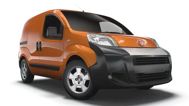 PBR Game 3D Models - Fiat Fiorino 225 2017 bussines