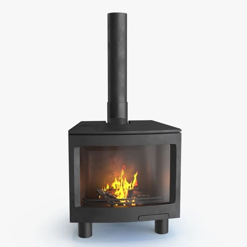 PBR Game 3D Models - Fireplace v5