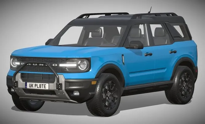 PBR Game 3D Models - Ford Bronco Sport 2025