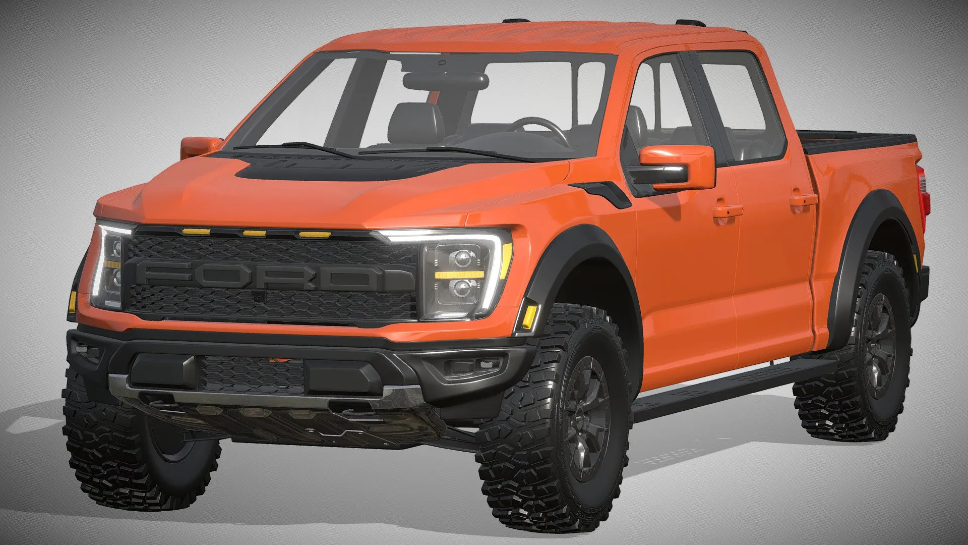 PBR Game 3D Models - Ford F-150 Raptor 2021