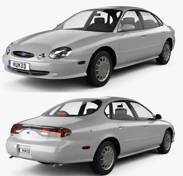 PBR Game 3D Models - Ford Taurus 1996