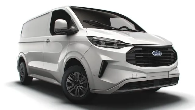 PBR Game 3D Models - Ford Transit Custom Limited L1H1 2023
