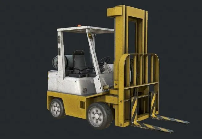 PBR Game 3D Models - Forklift – Industrial Truck – Fork Truck