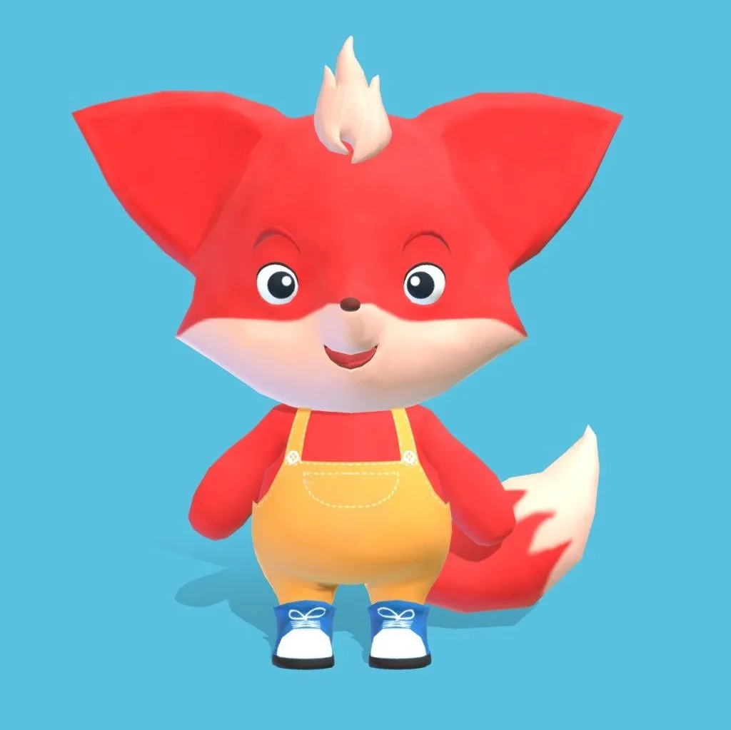 PBR Game 3D Models - Fox Game Ready