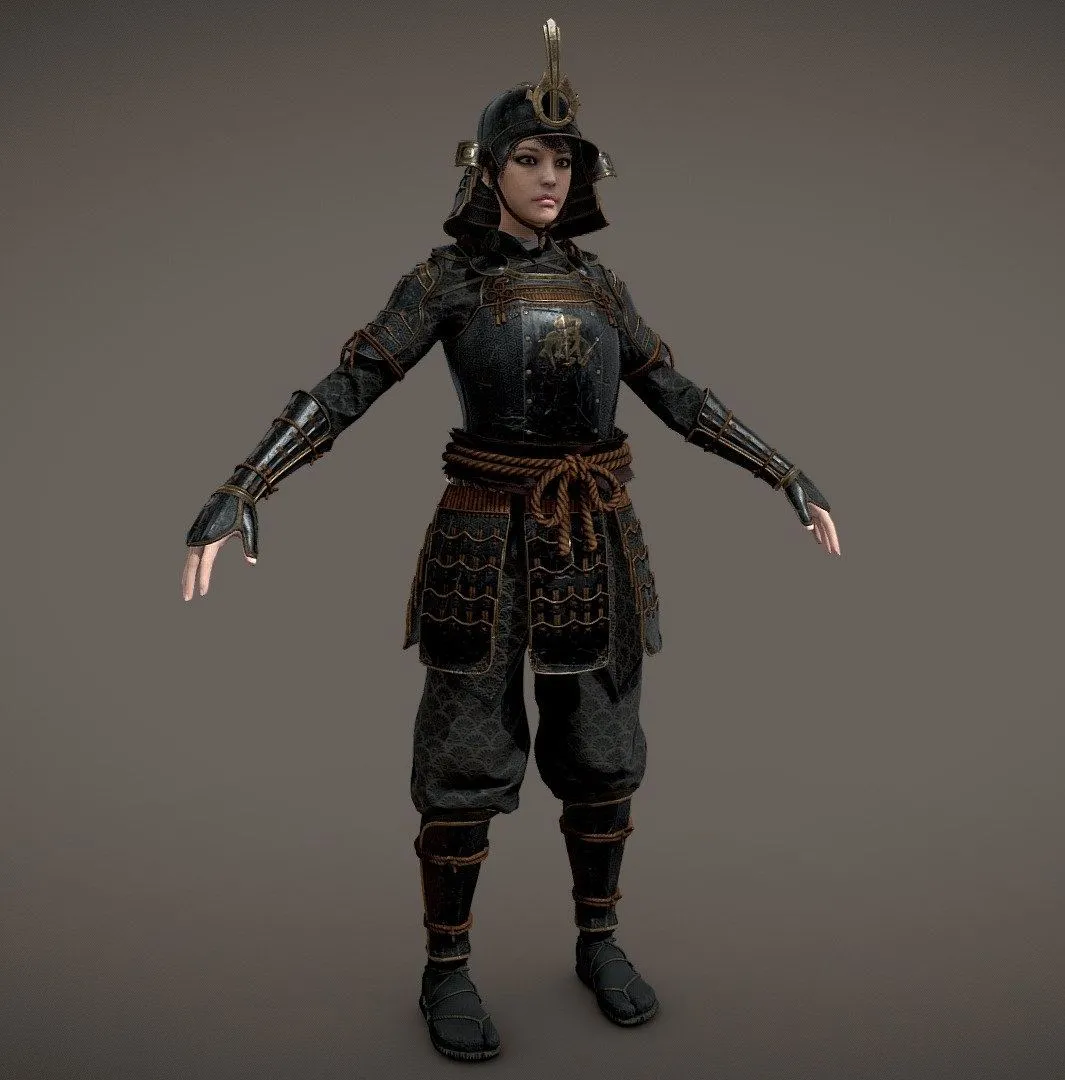 PBR Game 3D Models - G2 Katanami A Model