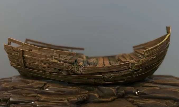 PBR Game 3D Models – Galleon Shipwreck