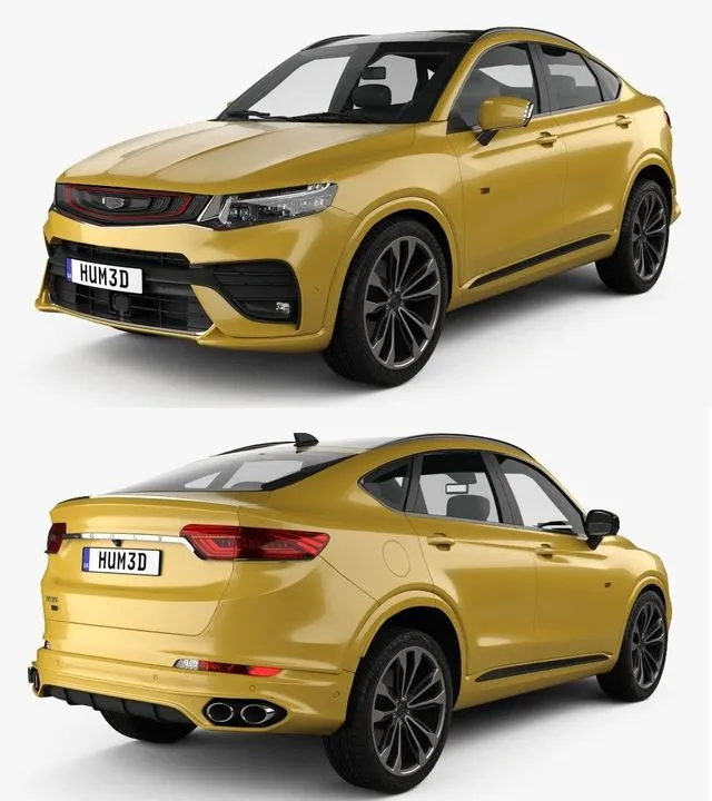 PBR Game 3D Models - Geely Xing Yue 2019