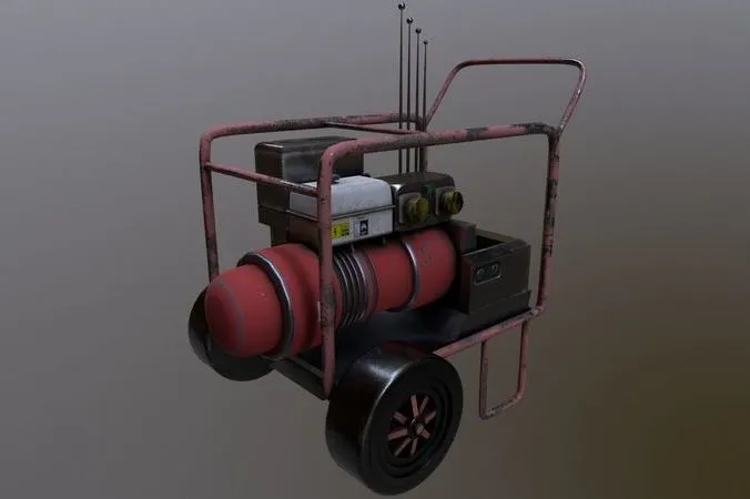 PBR Game 3D Models - Generator Low-poly