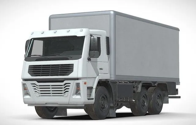 PBR Game 3D Models - Generic Rigid Truck