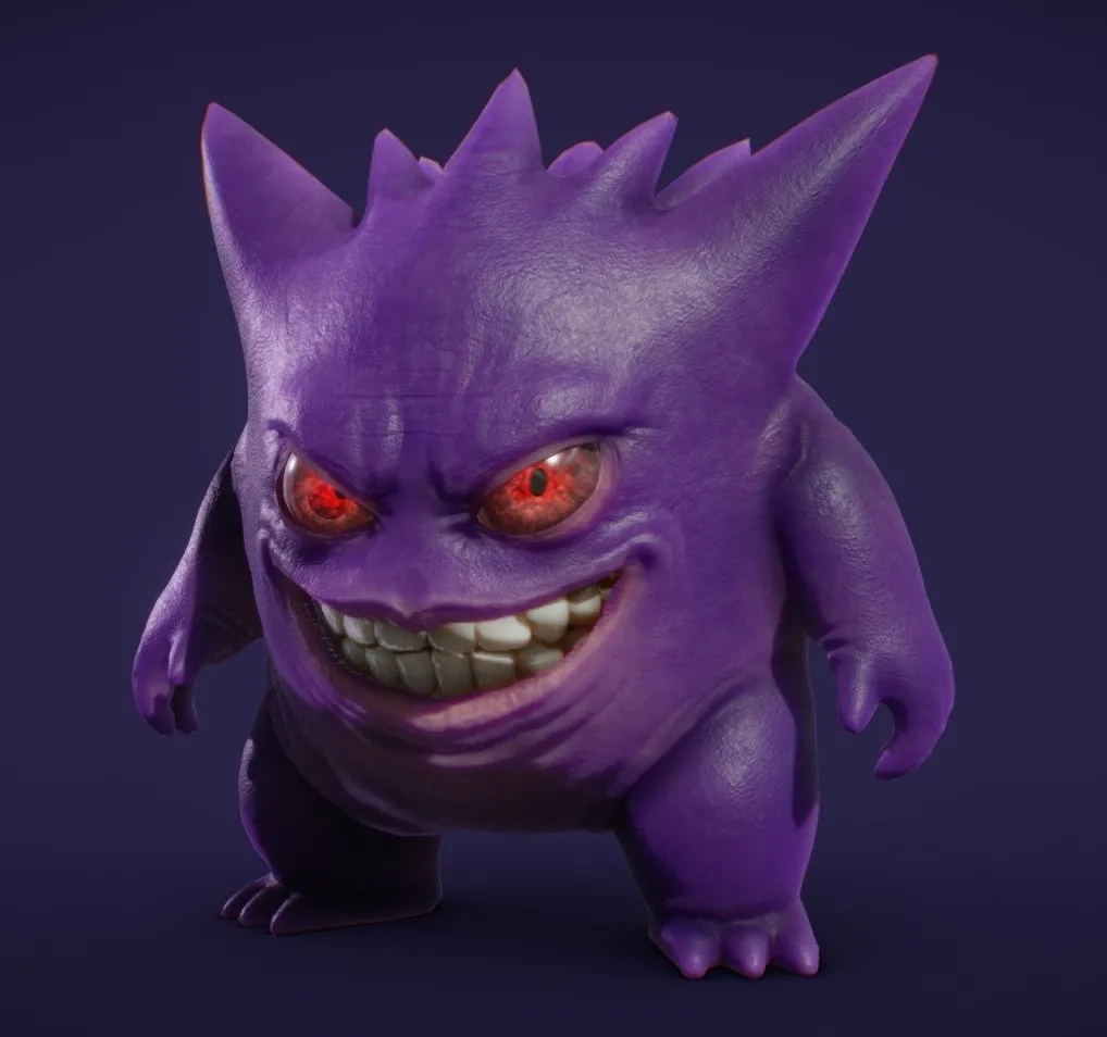 PBR Game 3D Models – Gengar
