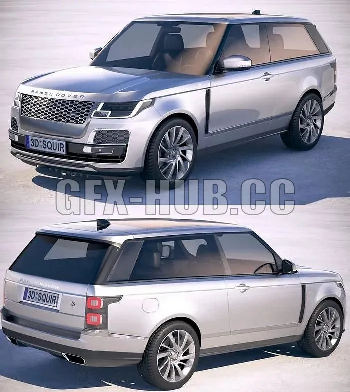 PBR Game 3D Models - GF_x-Hu_B.CO@Range Rover SV Coupe 2019