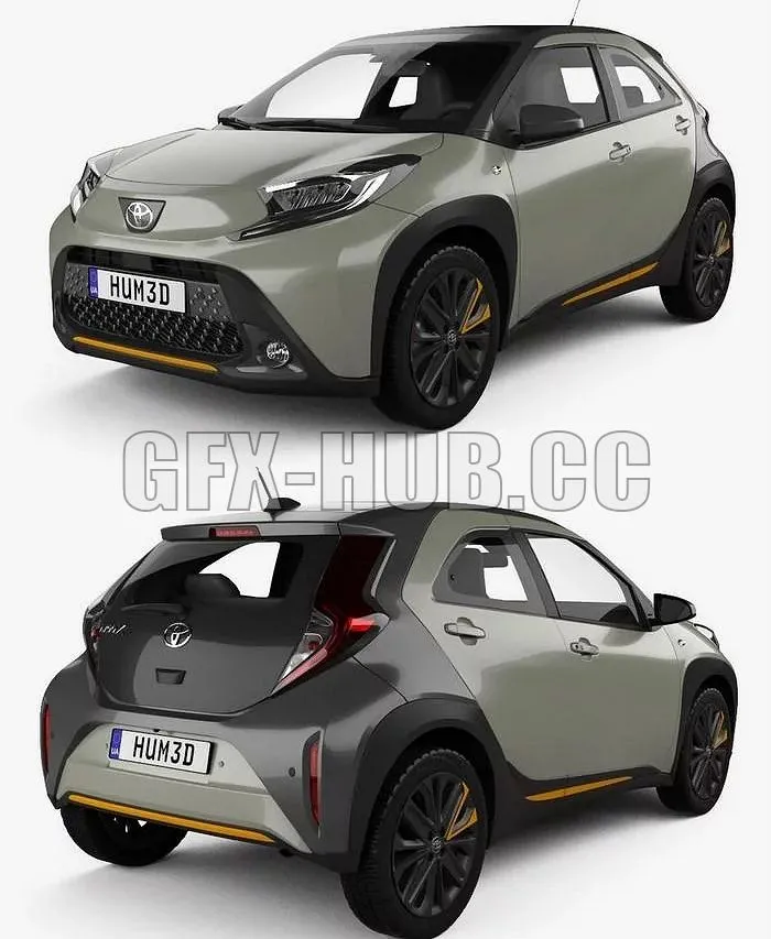 PBR Game 3D Models - =gfx+hub+cc=Toyota Aygo X Air Limited 2022