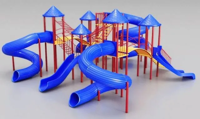 PBR Game 3D Models - Giant childrens slides