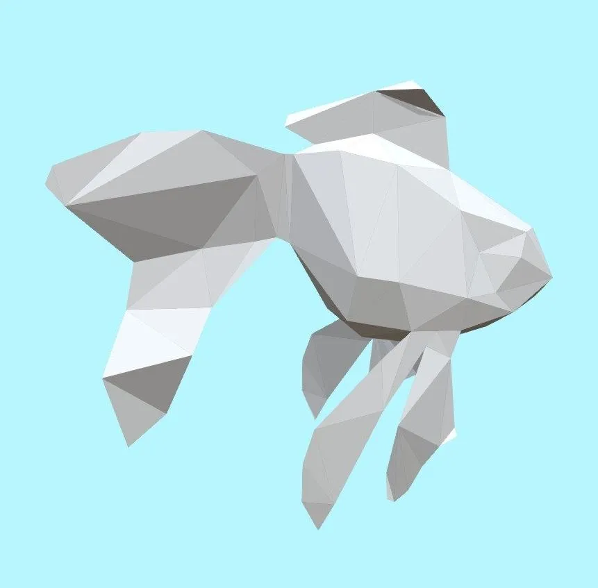 PBR Game 3D Models - Goldfish