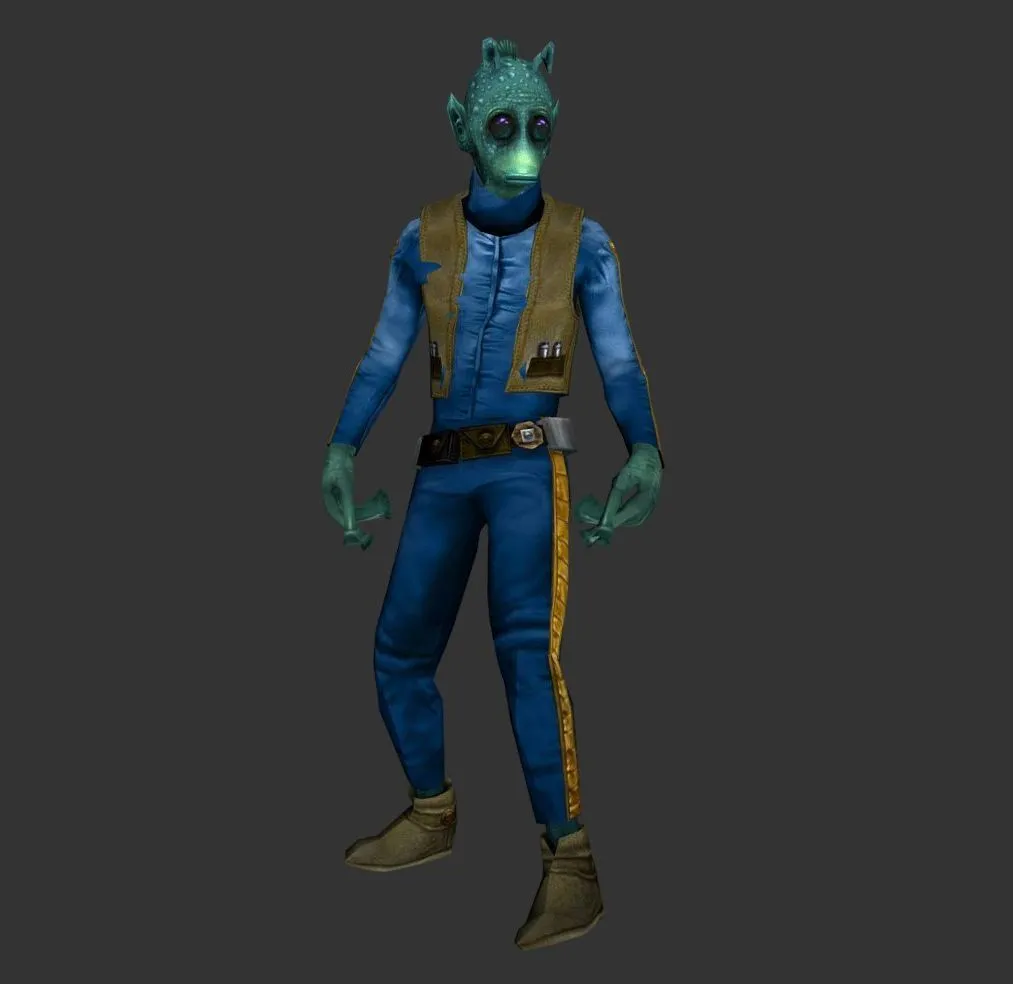 PBR Game 3D Models - Greedo