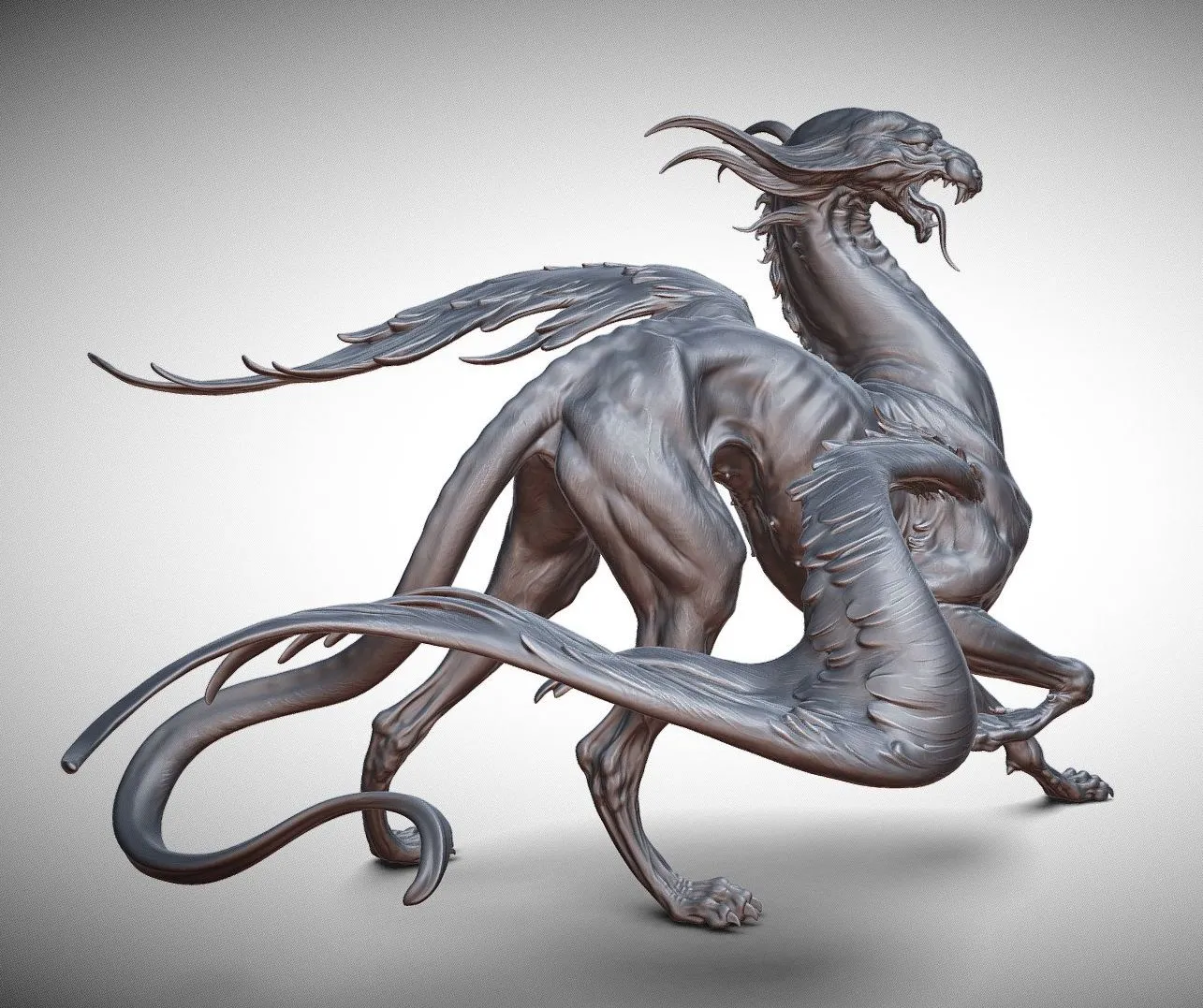 PBR Game 3D Models - Gryphon 3D Sculpting
