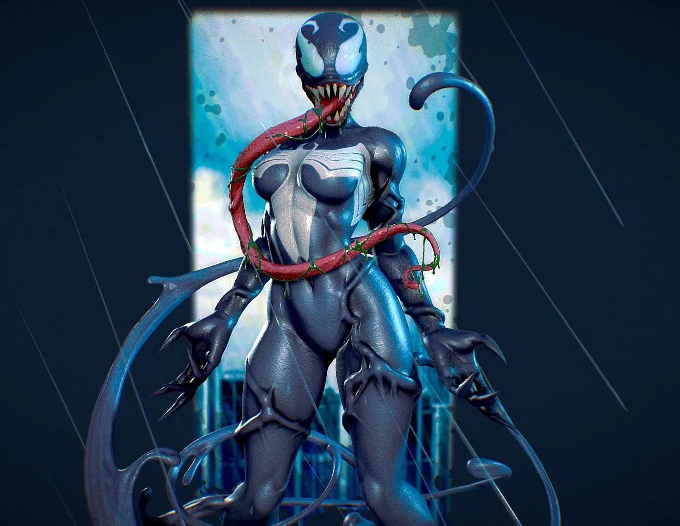PBR Game 3D Models - Gwenom