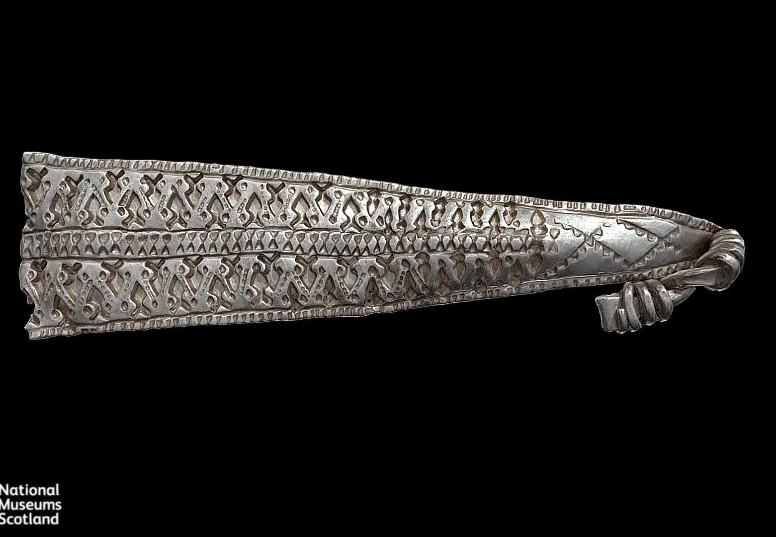 PBR Game 3D Models - Hacked Ribbon Arm Ring Galloway Hoard