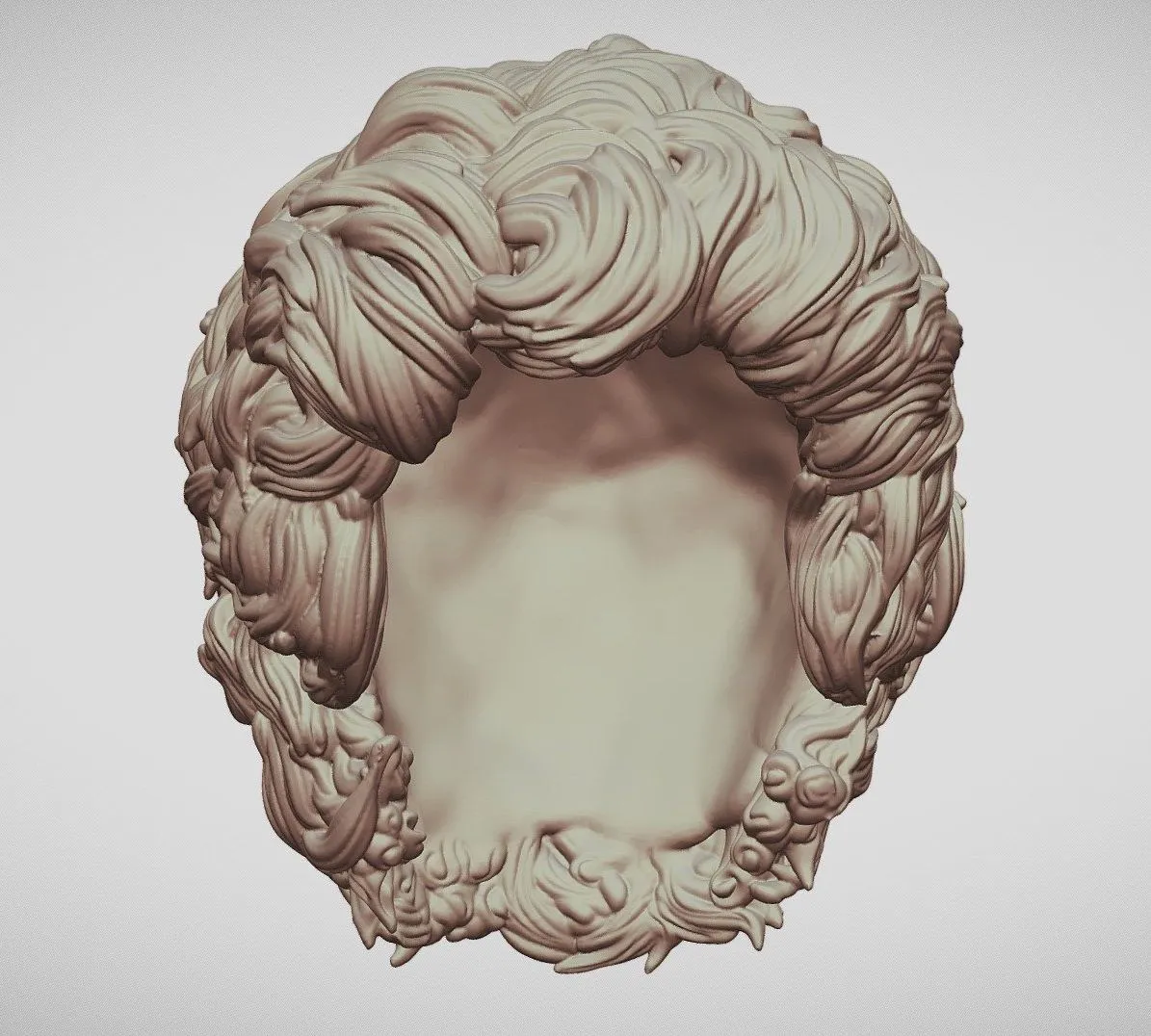 PBR Game 3D Models - Hair 68