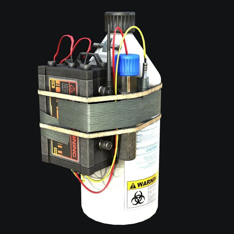 PBR Game 3D Models - Handmade Explosive