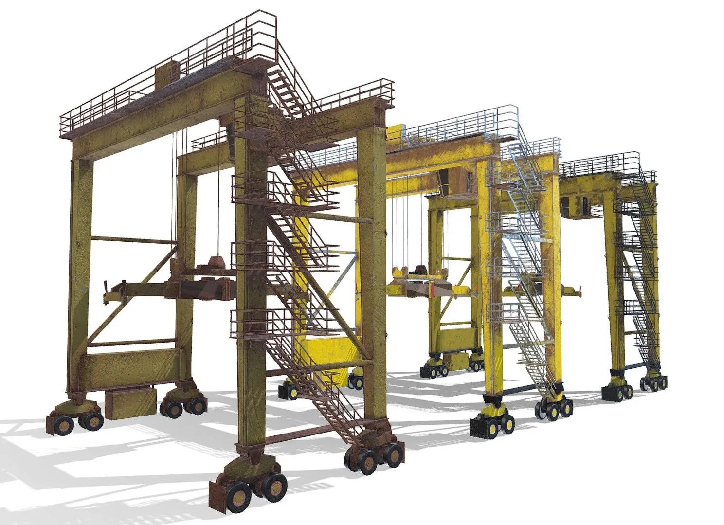 PBR Game 3D Models - Harbour Crane